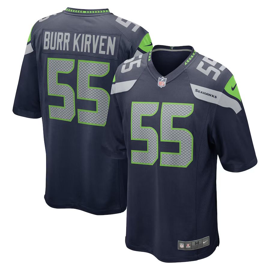 Men Seattle Seahawks #55 Ben Burr-Kirven Nike College Navy Game NFL Jersey->seattle seahawks->NFL Jersey